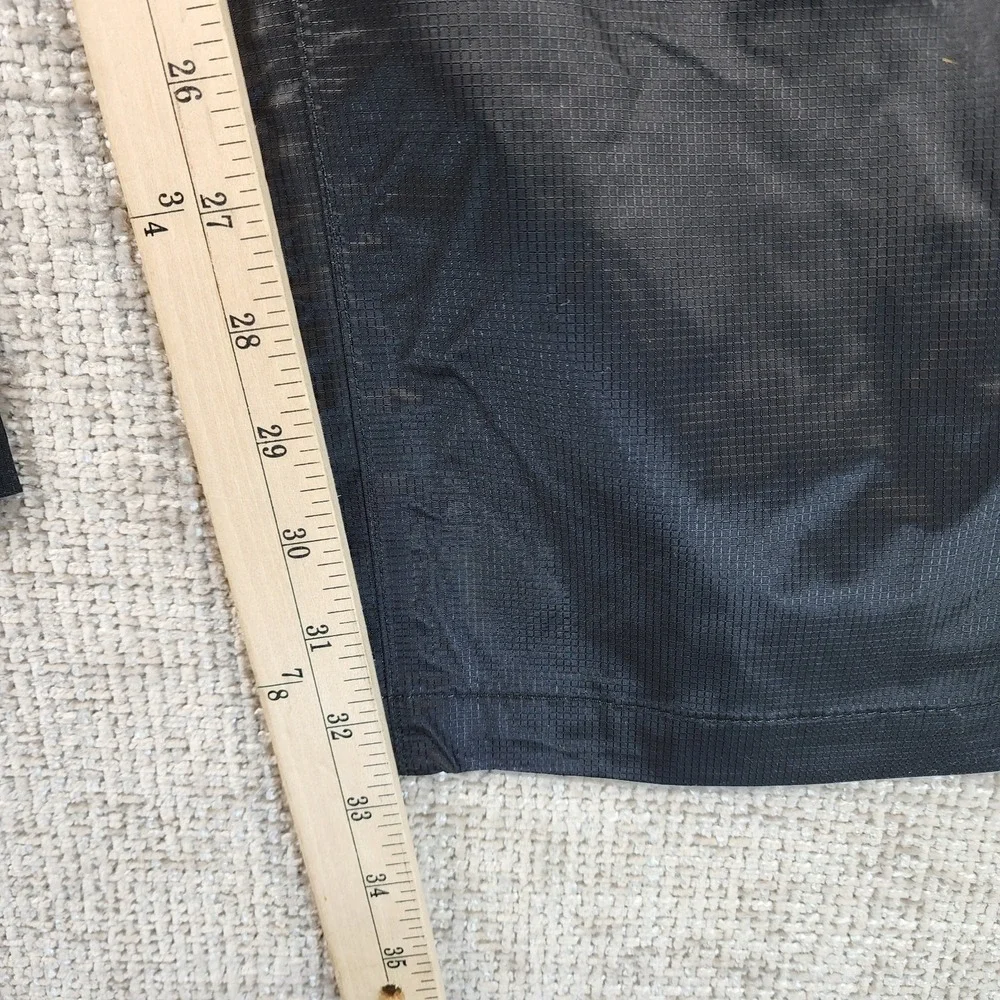 Eddie Bauer Cloud Cap Rain Pant Mens XLT Black Zip Pockets Adjustable Cuffs NWT